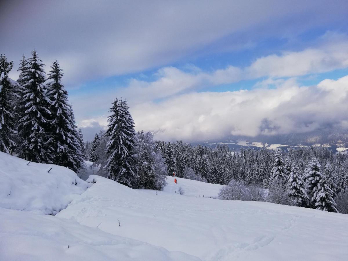 Ferienwohnung Mit Blick Auf Die Buchensteinwand Hochfilzen Esterno foto